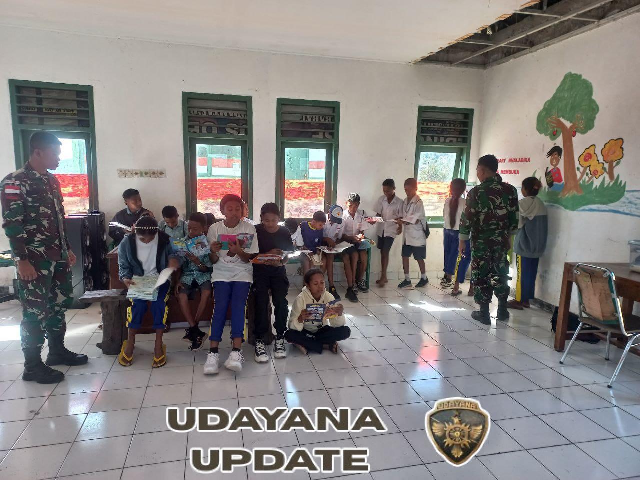 Tak Hanya Jaga Perbatasan, Satgas Pamtas Juga Bangun Generasi Muda Melalui Pendidikan