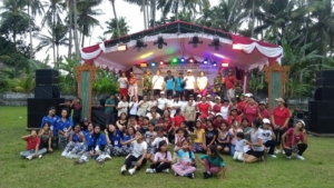 Terjunkan Babinsa, Pjs Danramil Dawan Pastikan Kesuksesan Jalan Santai