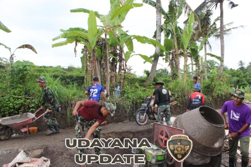 Bangga dan Bersyukur, Warga Desa Batuan Nilai TMMD Bawa Perubahan Nyata