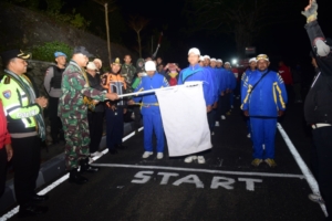 Letkol Inf Gunawan Budhi Prasetyo S. Sos, Lepas Lomba Gerak Jalan 45 KM Semarakkan Hut RI ke -80