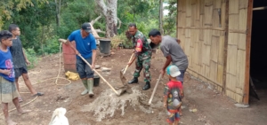 Babinsa Kodim 1602/Ende Aktif Laksanakan Pamwil dan Komsos di Desa Binaan