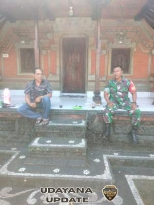Babinsa Koramil 1616-01/Gianyar Aktif Pantau Situasi Wilayah Lewat Komsos