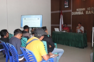 Sambut HUT TNI Ke 80, Kodim 1613/Sumba Barat Gelar Technical Meeting Dandim Cup