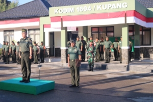 Sinergi Personel Kodim Kupang Wujudkan Disiplin dan Korsa