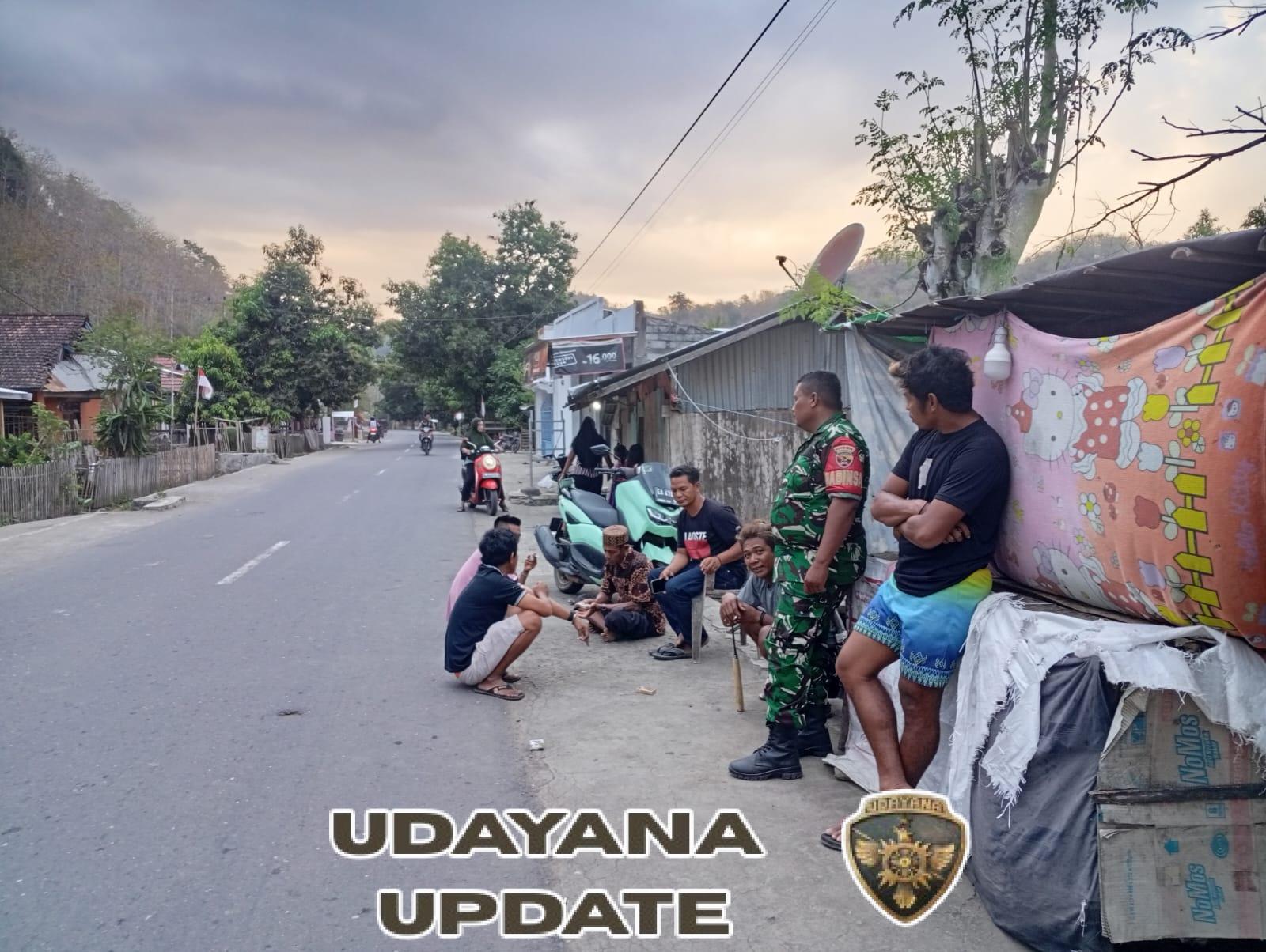 Babinsa Mbuju Pererat Kemitraan dengan Warga