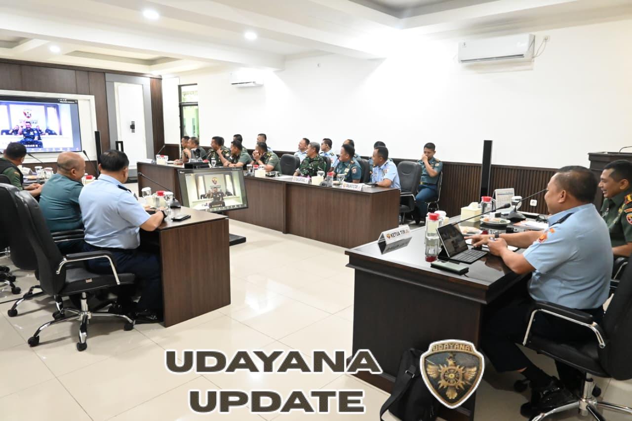 Danrem 161/WS Hadiri Taklimat Akhir Audit Ketaatan dan Kinerja Itjen TNI Bersama Irlogitjen TNI