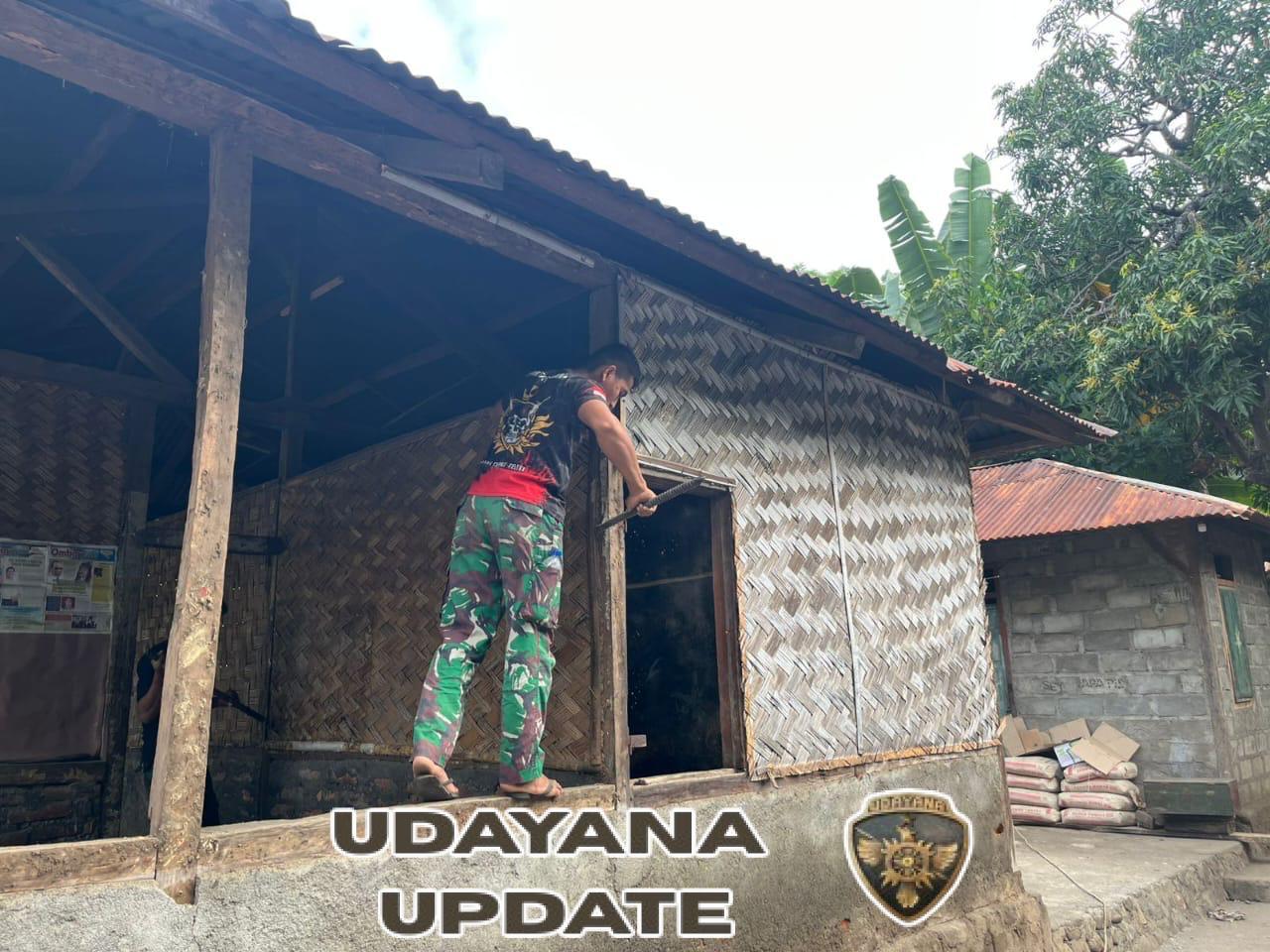 TMMD ke-125 Kodim 1622/Alor Percepat Pembangunan Rumah Layak Huni di Desa Kiraman