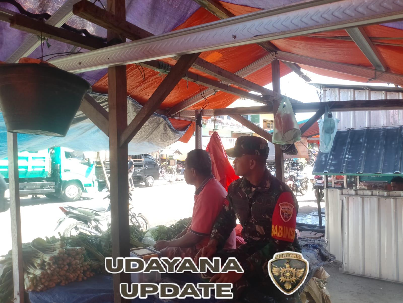 Babinsa Wolowaru Ciptakan Rasa Aman dan Nyaman di Desa Nualise lewat Komsos dan Monitoring