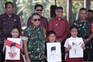 Dansatgas TMMD Gianyar Paparkan Program Unggulan, Dapat Pujian Pejabat TNI AD