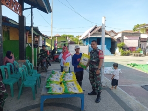 Stabilkan Pasokan dan Harga, Kodim 1628/Sumbawa Barat Gelar Gerakan Pangan Murah