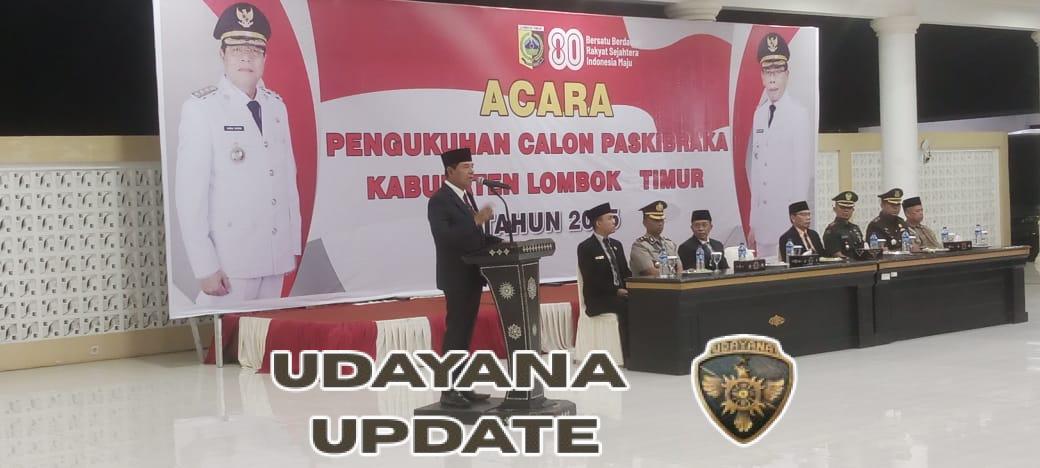 Kodim 1615/Lotim Tegaskan Komitmen Dukung Penuh Tugas Paskibraka Kabupaten 2025