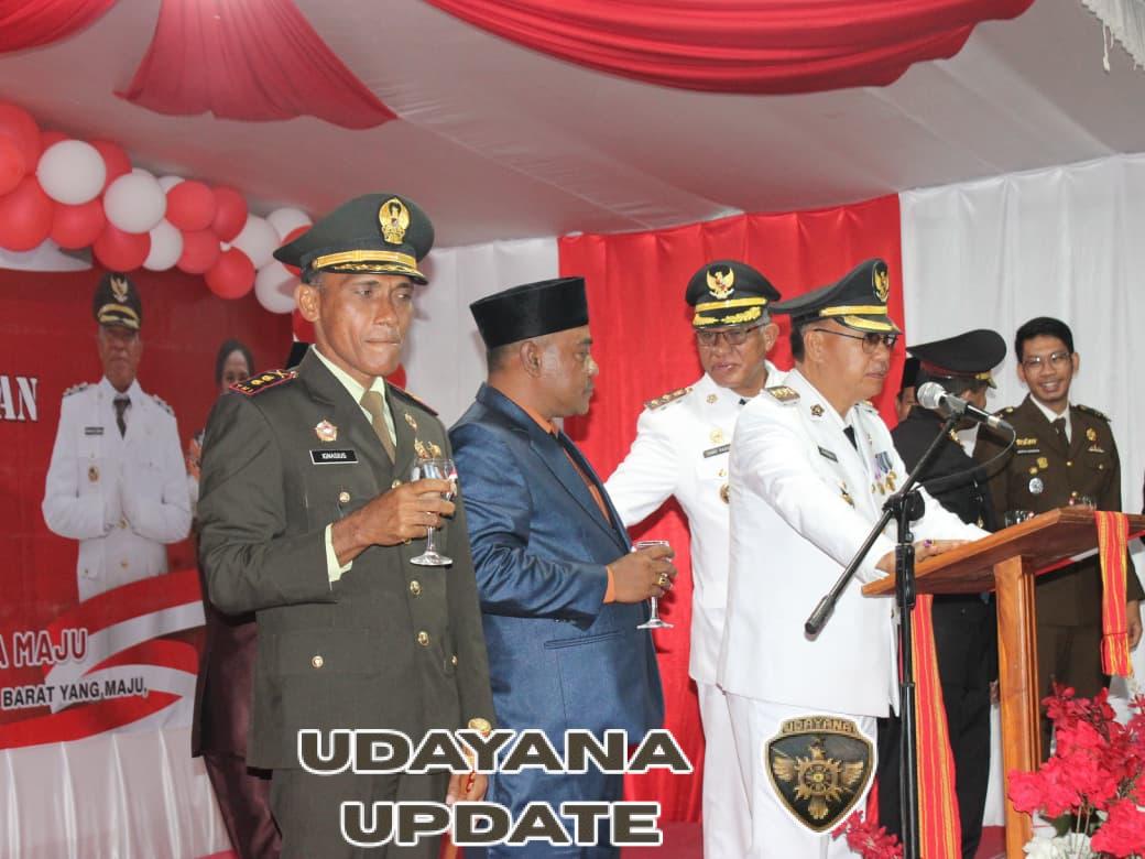 Dandim 1613/Sumba Barat Hadiri Toast Kenegaraan Bersama Forkopimda dan Masyarakat