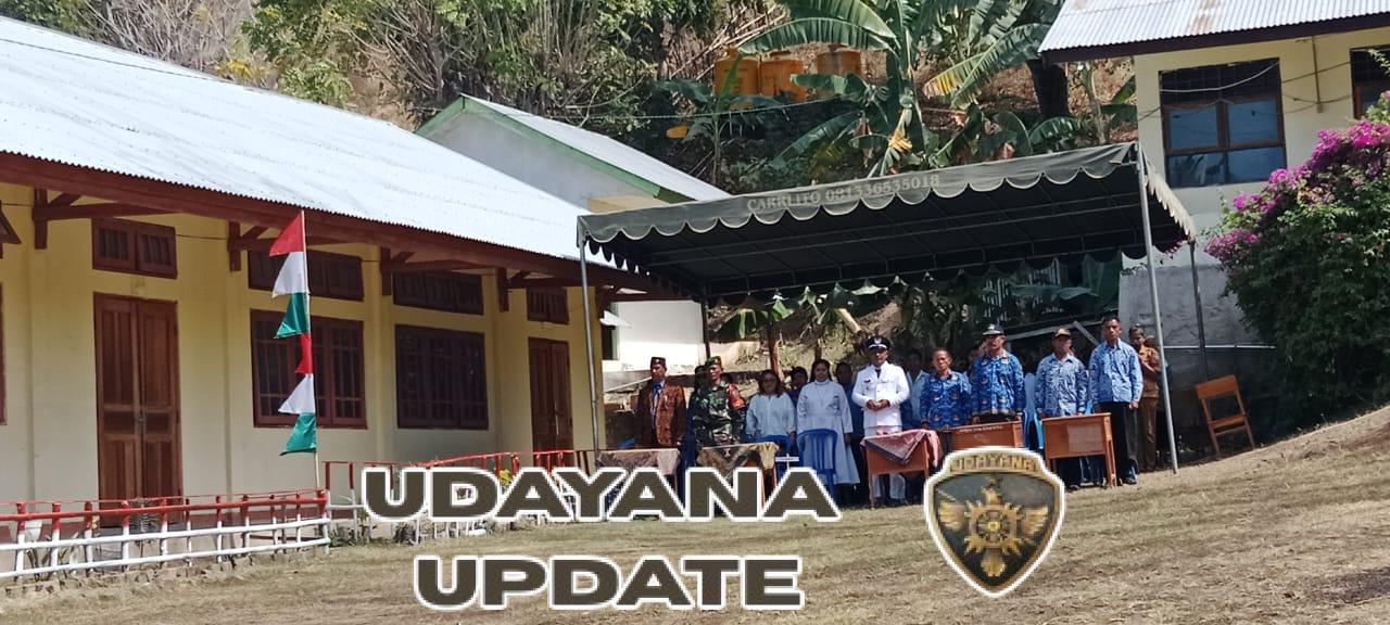 Babinsa Koramil Maurole Beri Teladan Nasionalisme Lewat Upacara 17 Agustus