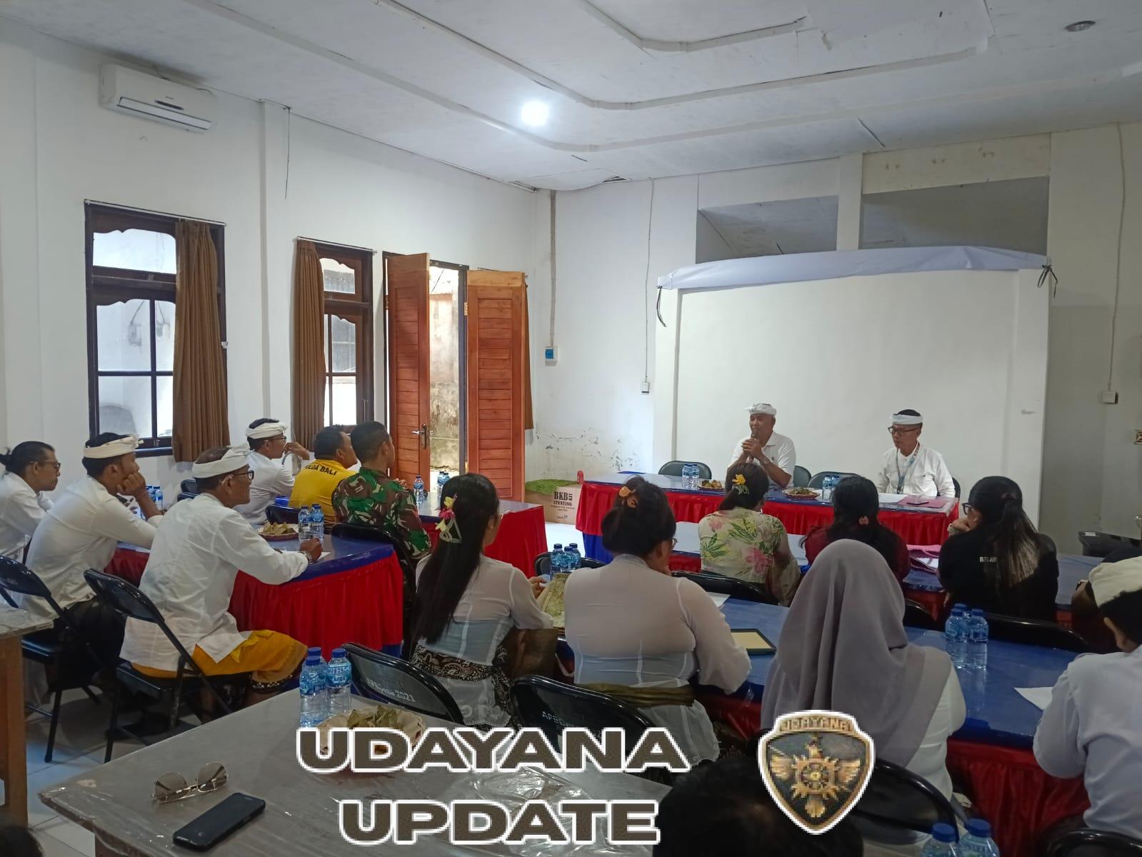 Hadiri Rapat Kesiapan Porseni, Babinsa Lembongan Tegaskan Siap Mendukung Dan Berperan Aktif