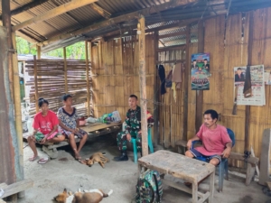 Tingkatkan Stabilitas Wilayah, Babinsa Gelar Pamwil di Kabupaten Ende