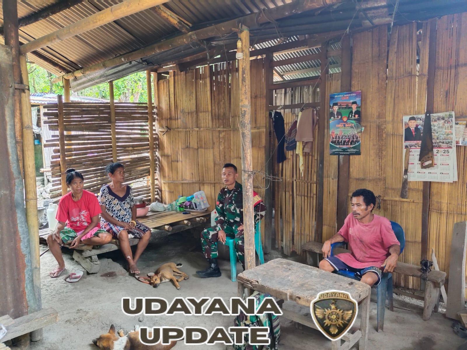 Tingkatkan Stabilitas Wilayah, Babinsa Gelar Pamwil di Kabupaten Ende