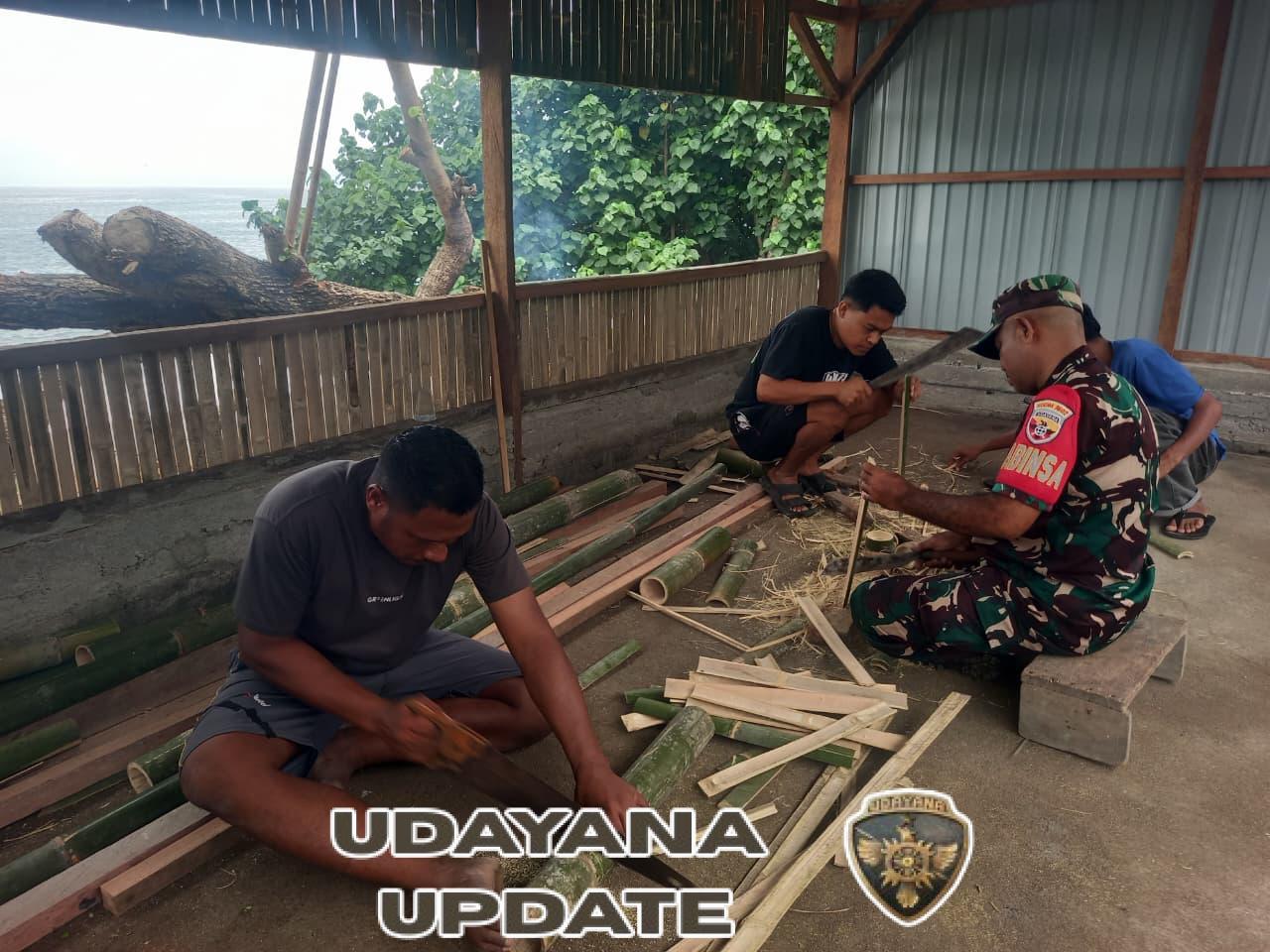 Babinsa Kodim 1602/Ende Aktif Jaga Kamtibmas dan Bangun Kebersamaan dengan Masyarakat