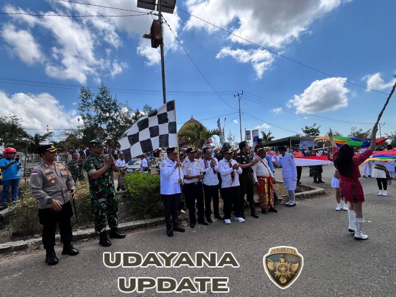 Pemda Kab. TTS Gelar Pawai Pembangunan Dan Karnaval Peringati HUT RI Ke 80