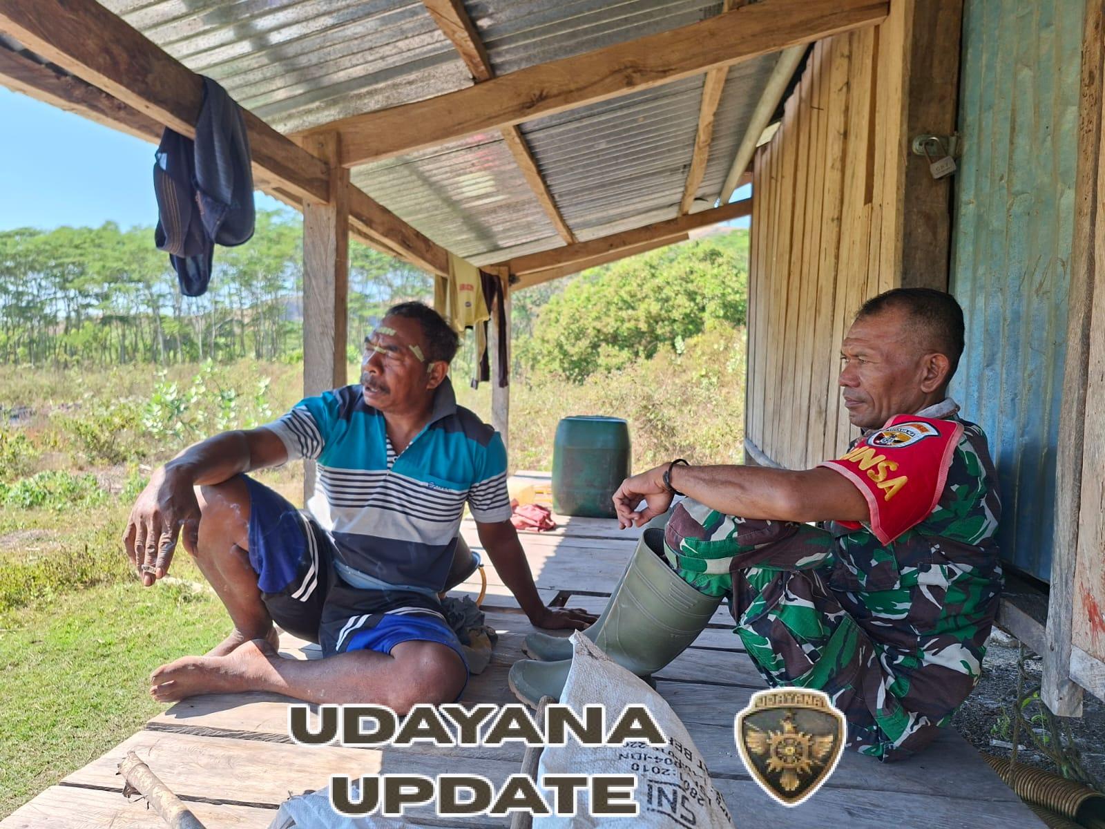 TNI Hadir di Tengah Rakyat: Babinsa Ende Lakukan Monitoring dan Dialog Sosial di Lokaoja