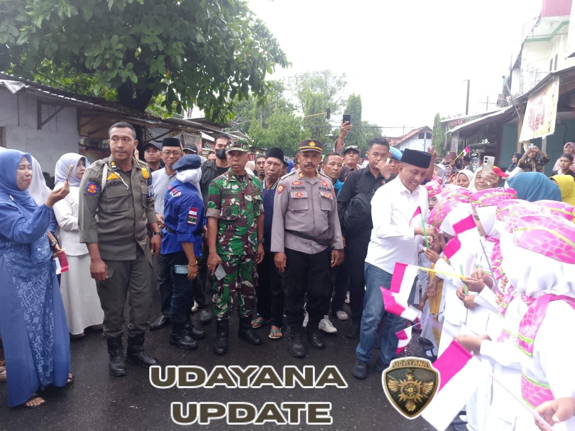 Pengamanan Profesional Koramil 1608-02/Bolo Ciptakan Suasana Aman dan Tertib Saat Kunjungan Bupati