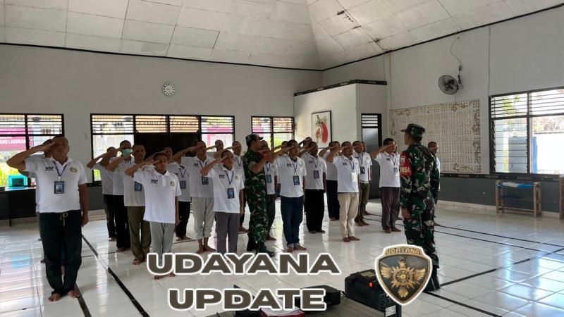 Pembinaan Disiplin, Babinsa Koramil 1626-01/Bangli Beri Penyuluhan Wawasan Kebangsaan di Rutan Bangli