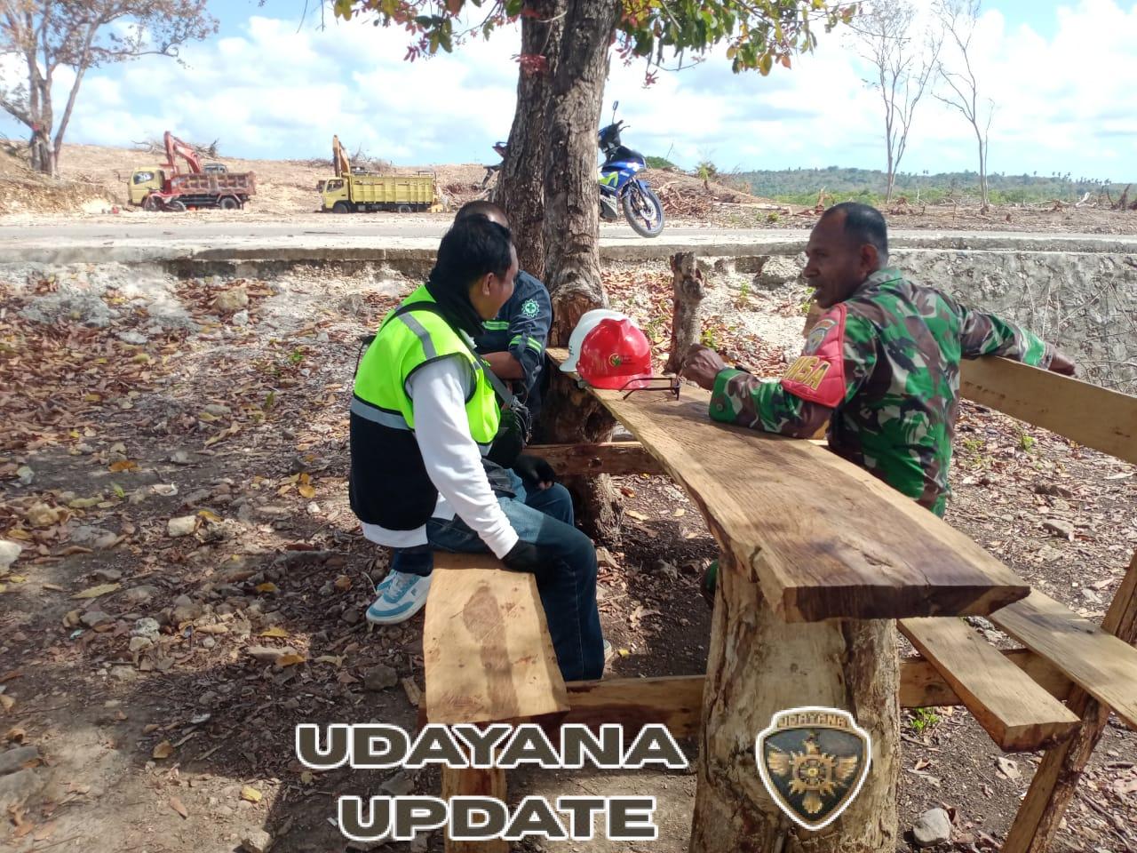 Tiga Personel Kodim 1627/RN Terjunkan Pengamanan Proyek Kawasan Industri Garam Nasional