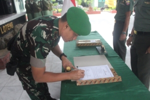 Wujud Pembinaan Karier, Dandim Loteng Pimpin Sertijab Danramil Dan Perwira Staf
