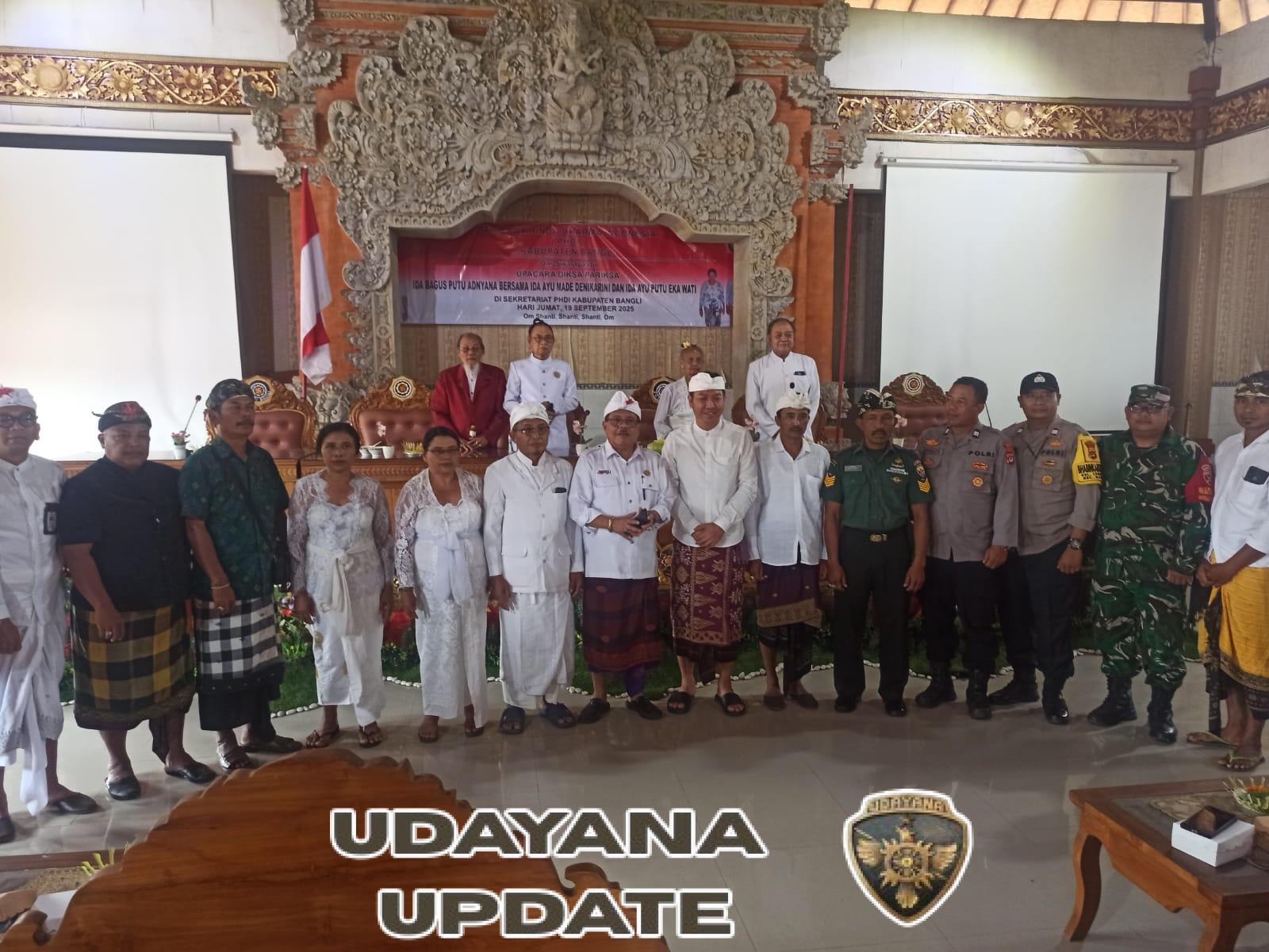 Babinsa Desa Selat Hadiri Upacara Adat Diksa Pariksa di Wilayah Binaan