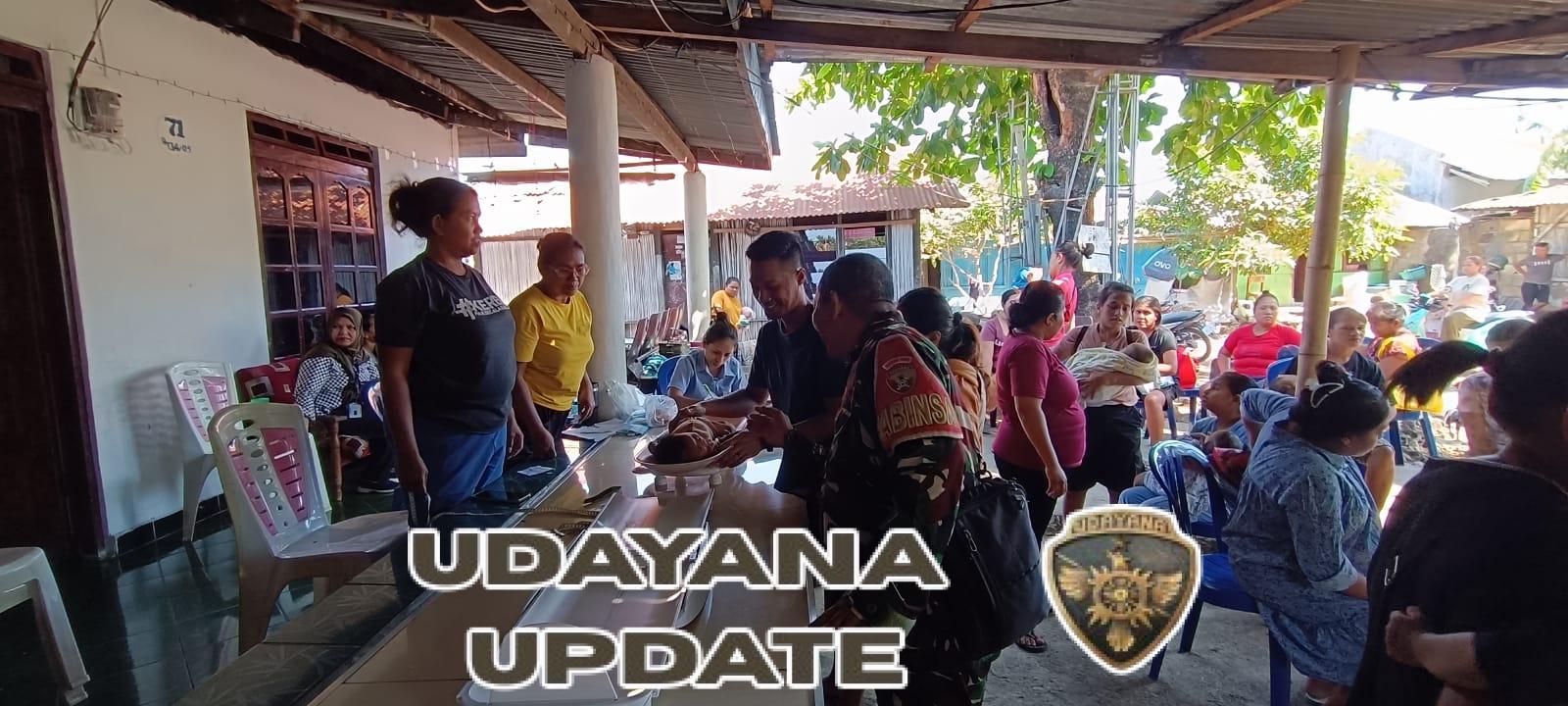 Koramil Kupang Pantau Posyandu, Dukung Kesehatan Masyarakat Lokal