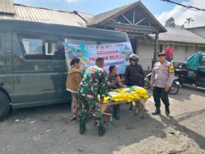 Permudahkan akses mendapatkan kebutuhan pokok, Koramil 1623-07/Bebandem gelar penjualan beras SPHP.
