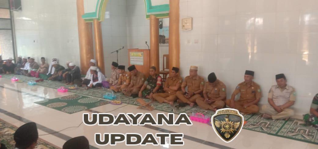 ‎Babinsa Koramil 1607-03/Ropang Hadiri Peringatan Maulid Nabi di Desa Telaga Kecamatan Lenangguar