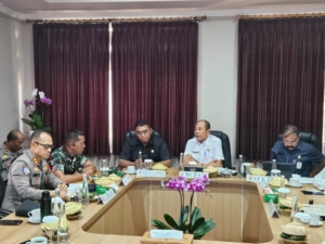 Jaga kondusifitas, Dandim 1623/Karangasem bersama Forkopimda dan instansi serta stakeholder terkait laksanakan rapat koordinasi