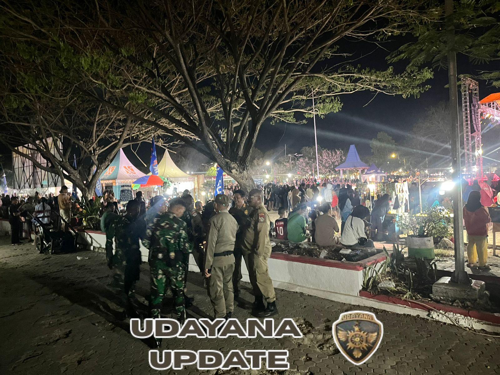 TNI Kodim 1601/Sumba Timur Bersama Satpol-PP Ajak Warga Tetap Waspada Demi Keamanan Lingkungan