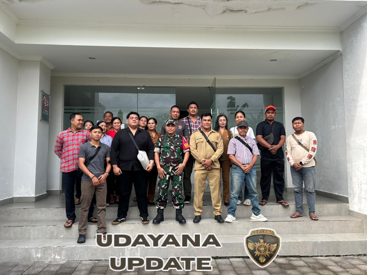 Babinsa Koramil Klungkung Hadiri Rapat Evaluasi Pelaksanaan Fasilitas Intervensi Sumber Daya Pembangunan Desa