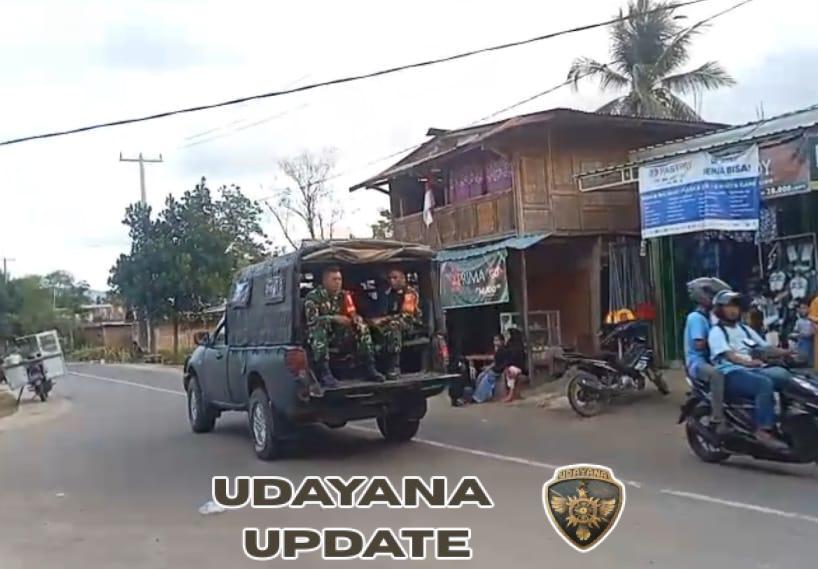 Wadanramil Monta Pimpin Apel dan Patroli Antisipasi Gangguan Keamanan Wilayah