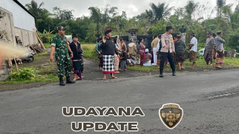 Babinsa Desa Landih Bersinergi dengan Aparat Gelar Patroli Bersama Jaga Kamtibmas