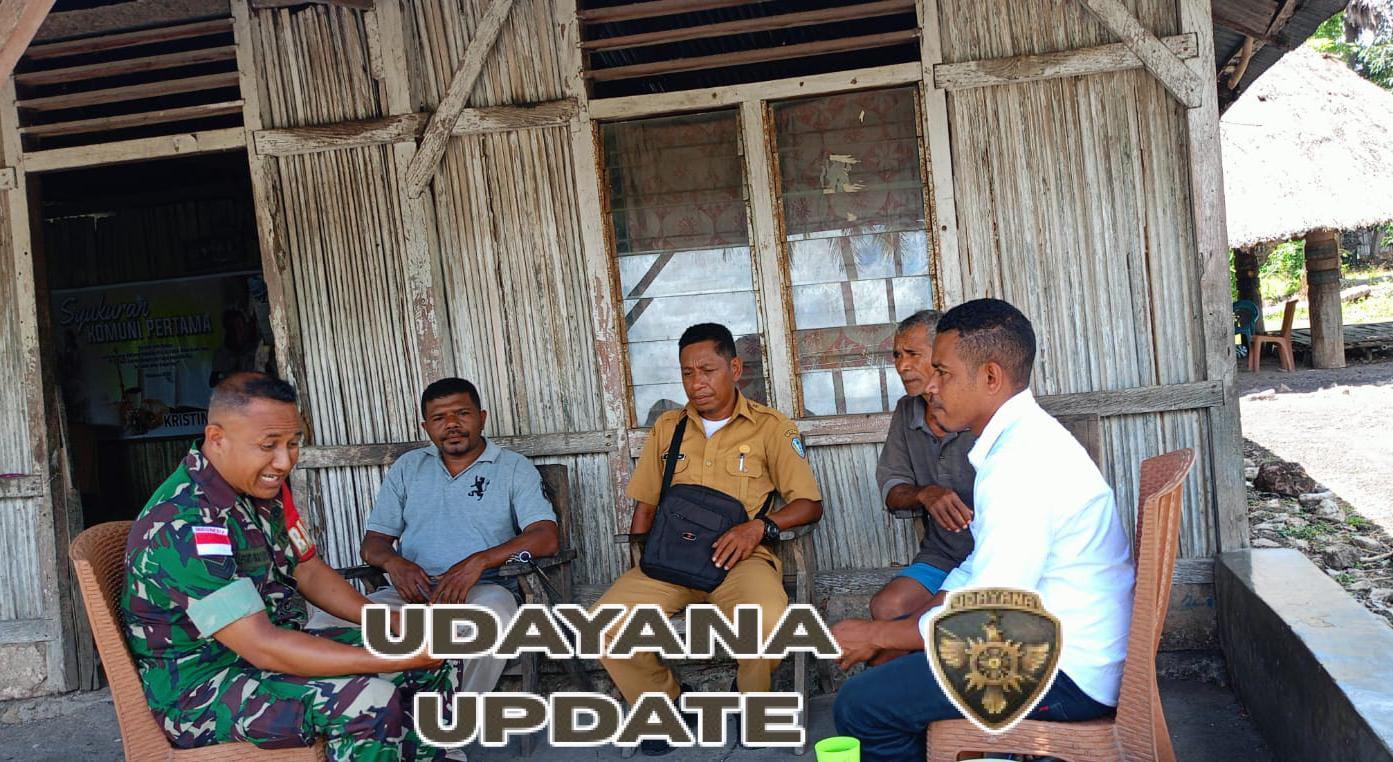 Waspadai Pencurian Ternak, Babinsa Bersama Sekcam Lakukan Sosialisasi di Desa Teba