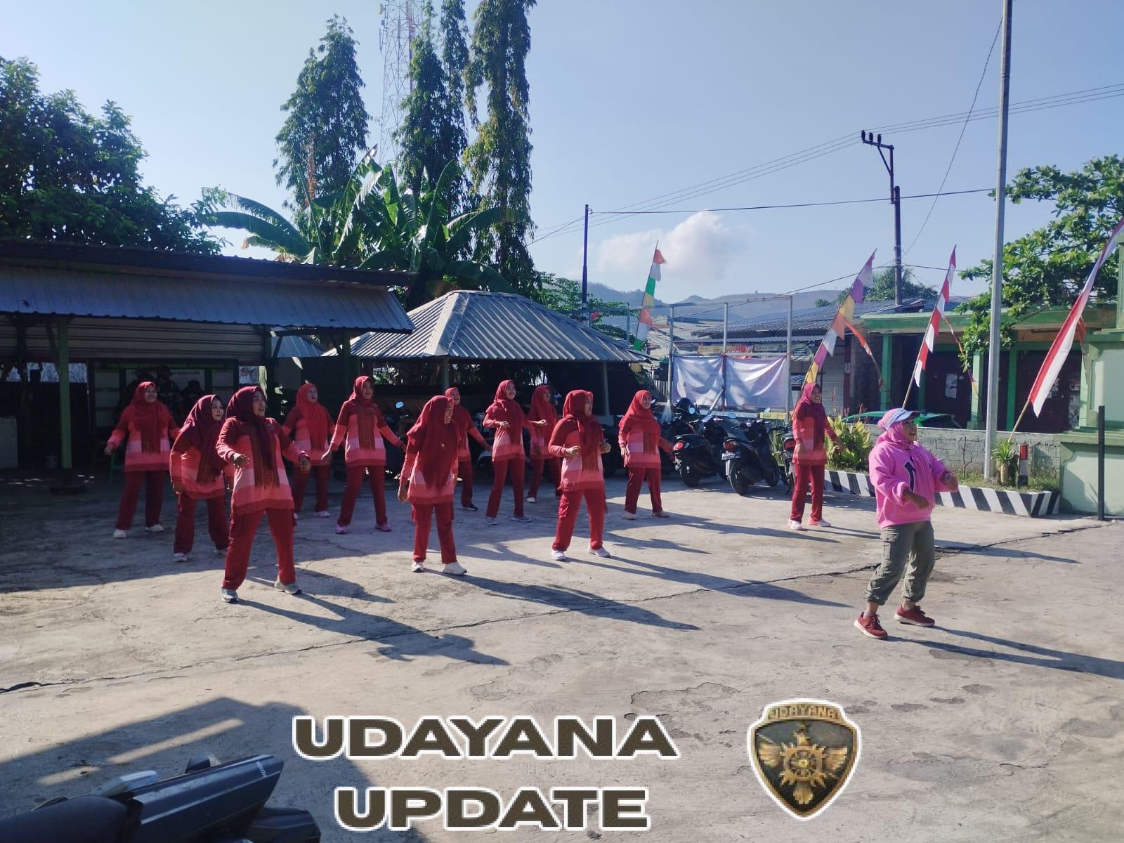 Arisan dan Senam Bersama, Momentum Penguatan Persit Manggelewa