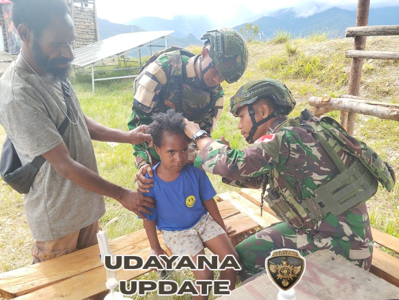 Kasih Tulus Satgas Yonif 743/PSY: Pelayanan Kesehatan untuk Warga Puncak Jaya
