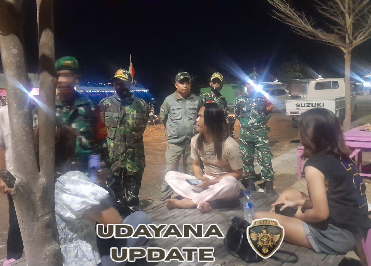 Personil Siskamling Patroli di Empat Kelurahan Kota Bima, Berikan Himbauan Anti Miras