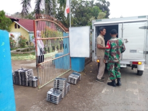 Makan Bergizi Gratis untuk 2.498 Siswa, Koramil Wawo Berperan Vital Amankan Program