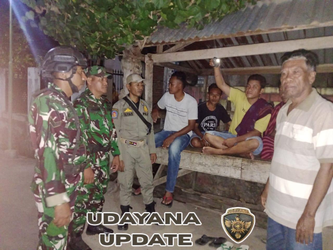 Koramil 1608-04/Woha Gelar Apel dan Patroli Siskamling untuk Tingkatkan Keamanan Wilayah