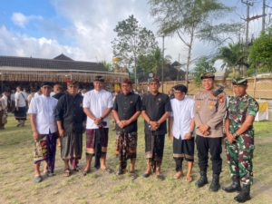Wujud Kepedulian, Danramil 1616-02/Ubud Bersama Forkompimcam Jalin Silaturahmi dengan Warga