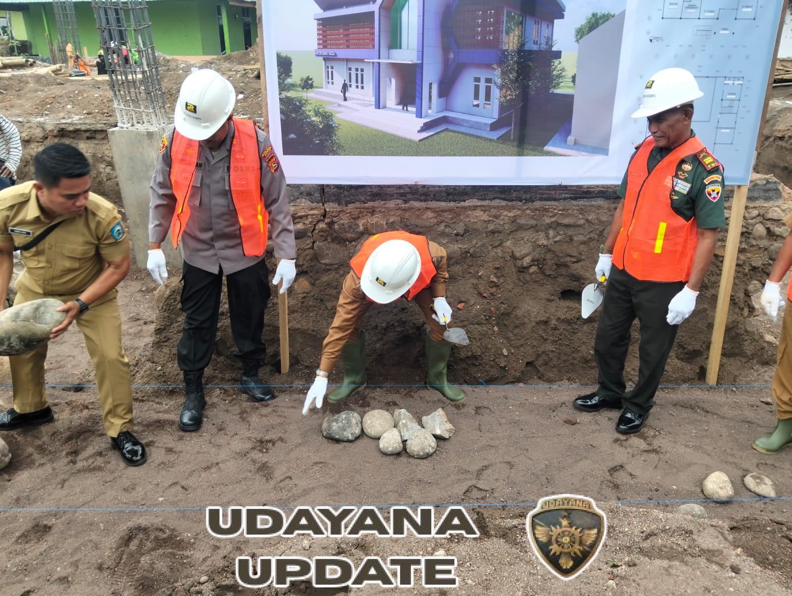 Sinergi TNI dan Pemkab, Kantor Camat Woja Mulai Dibangun