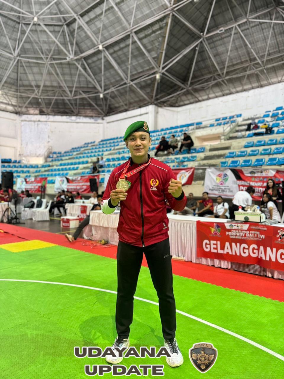 Pesilat Tangguh Kodam IX/Udayana, Serda Kadek Persembahkan Medali Emas untuk Tabanan