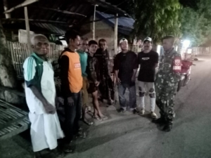 Koramil 1608-04/Woha Gelar Patroli Siskamling, Wujud Sinergi TNI dan Masyarakat