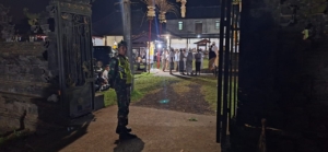 Sinergi Babinsa, Bhabinkamtibmas dan Pecalang Wujudkan Ketertiban Upacara Adat