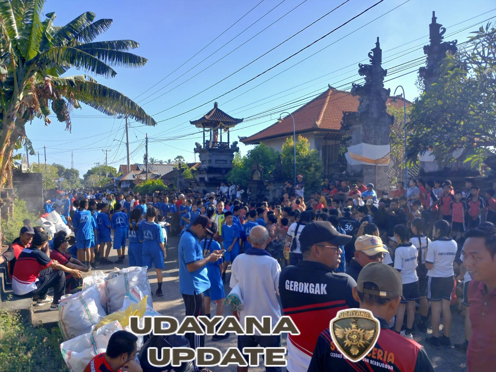 Sinergi TNI, Pemerintah Desa, dan Pelajar Wujudkan Gerokgak Bebas Sampah pada World Cleanup Day