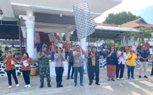 Dandim 1618/TTU Hadiri Pawai Pembangunan HUT ke-103 Kota Kefamenanu