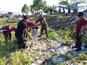 Wakil Bupati Buleleng Pimpin Aksi Bersih-Bersih World Cleanup Day 2025 di Muara Saba